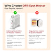 Lifelong Heato Mini 11-Fin Personal OFR Room Heater for Spot Heating