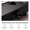Lifelong 3 Burner Gas Stove Brass Burner Manual Ignition Cooktop Modern Glass Stove for Modular Kitchen