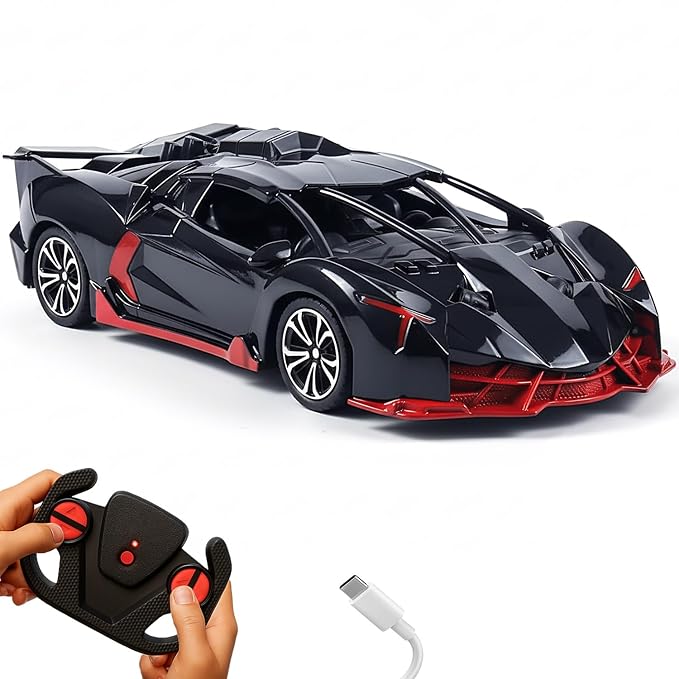 Cuppy Rechargeable RC Car with LED Headlights