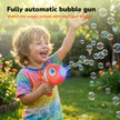 Lifelong Cuppy Rechargeable Clown Fish Bubble Gun with Lights & Bubble Solution