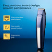 Lifelong Trim EZ Rechargeable Beard Trimmer for Men | SkinProtect Blades, Cordless Groomer with 4 Attachments, Type-C Charging & 60 Min Runtime