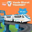 Lifelong Vande Bharat Electric Train Set with Lights, Sounds & Rechargeable Engine