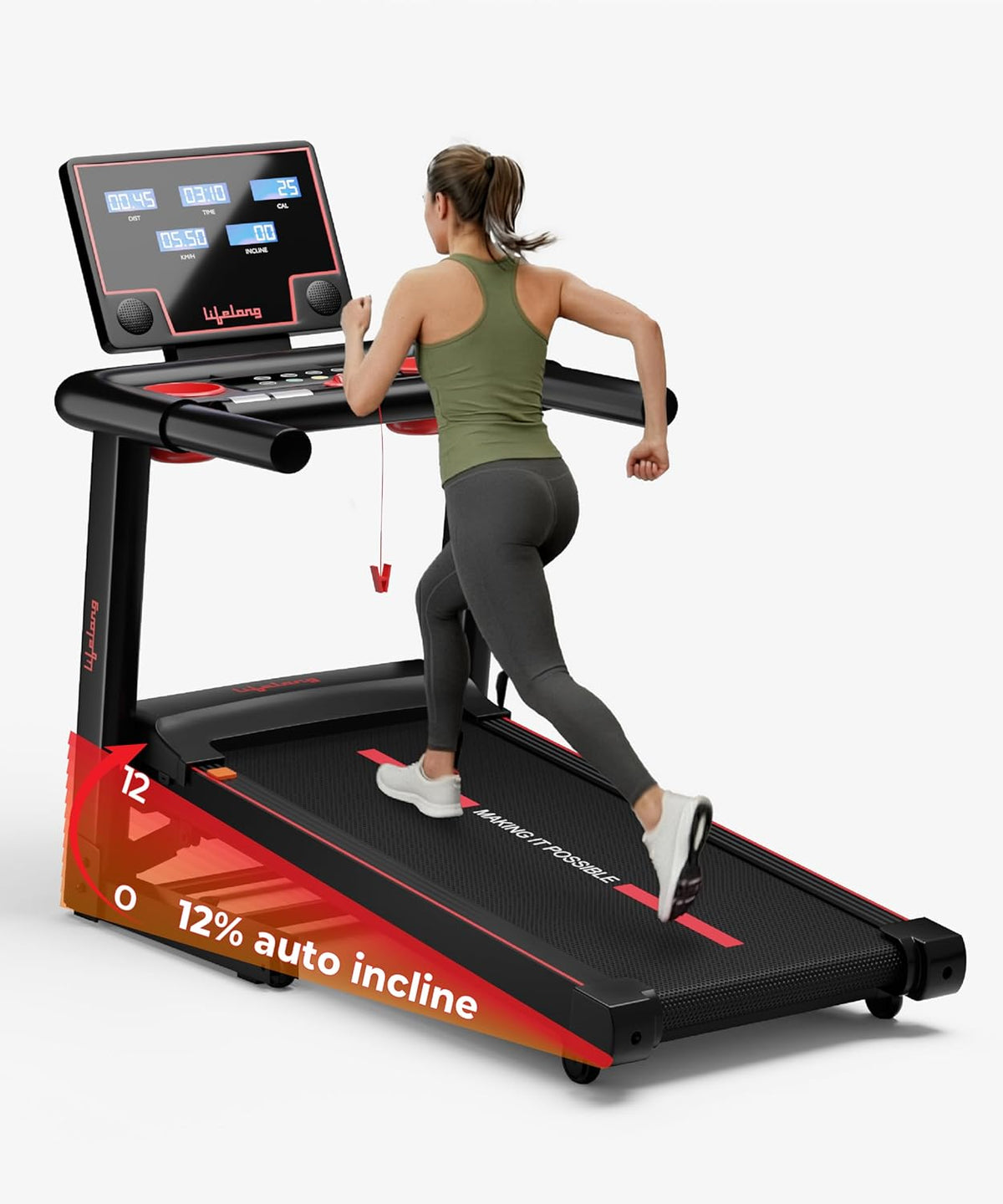 5HP Peak Foldable Treadmill