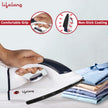 Lifelong 1000W Dry Iron | Lightweight Electric Iron with Non-Stick Soleplate, Adjustable Temperature Control & Power Indicator | Compact| 2 Year Warranty | Blue & White (LLDI30)