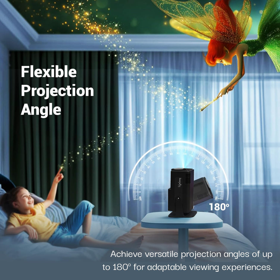 Lifelong LightBeam Pro Smart Projector – 1080p, 4K Support, Android 11