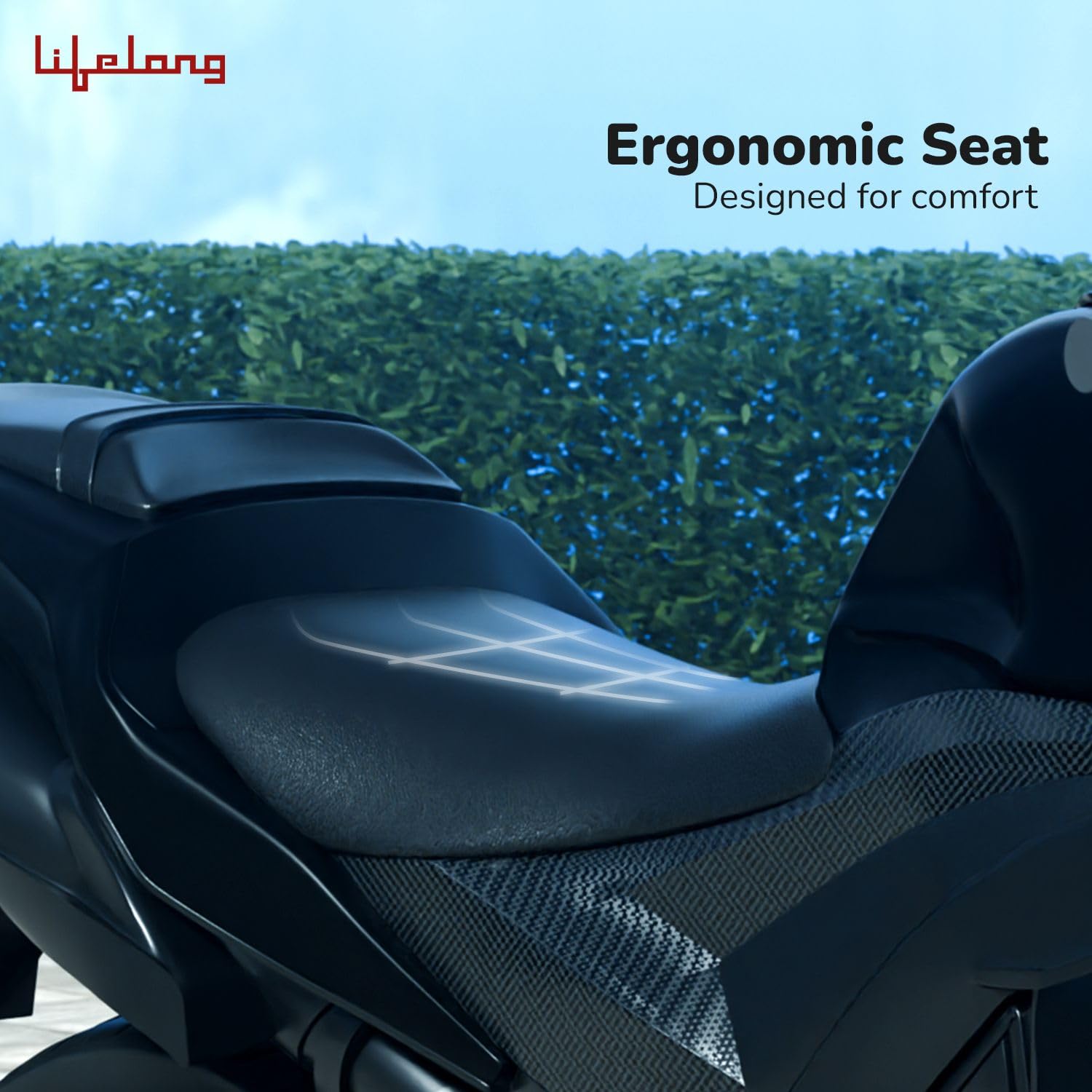 Lifelong Cuppy Electric Ride-On Police R3 Bike for Kids | 2+ Years Battery Bike with LED Lights, Music Panel, Bluetooth & Balance Wheels | Supports Up to 50kg