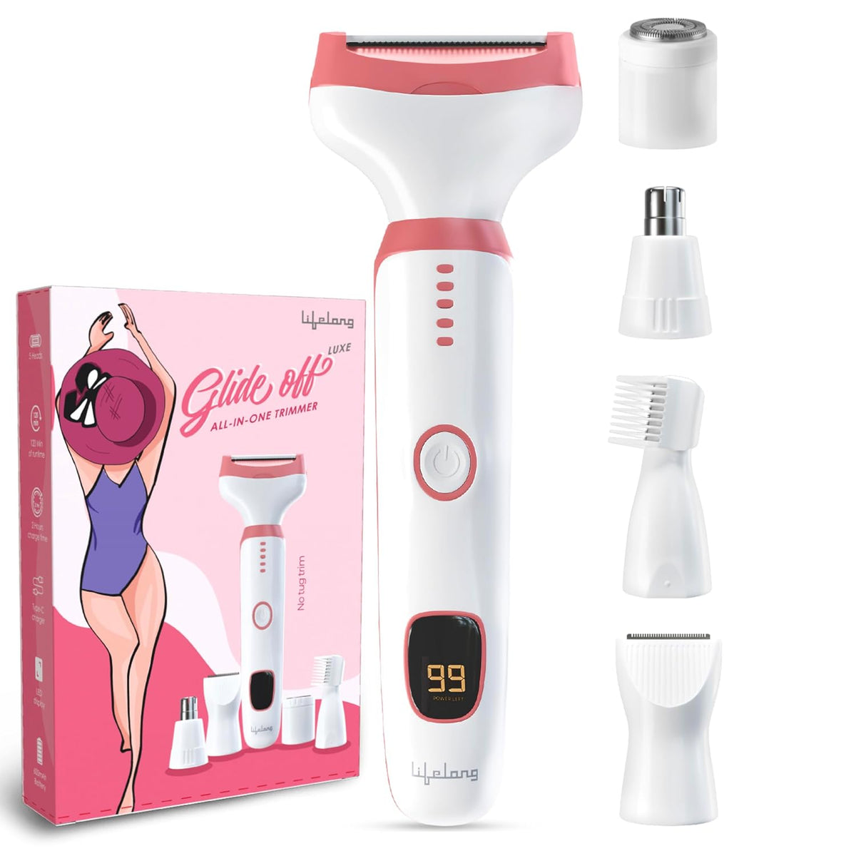 5-in-1 GlideOff Luxe Women's Trimmer