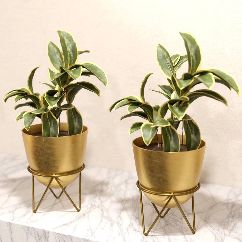 Lifelong Metal Set of 2 Plant Stand for Balcony & Living Room, Capacity 10Kg