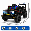 Lifelong Jeepster Kids Electric Ride-On Car (Black)