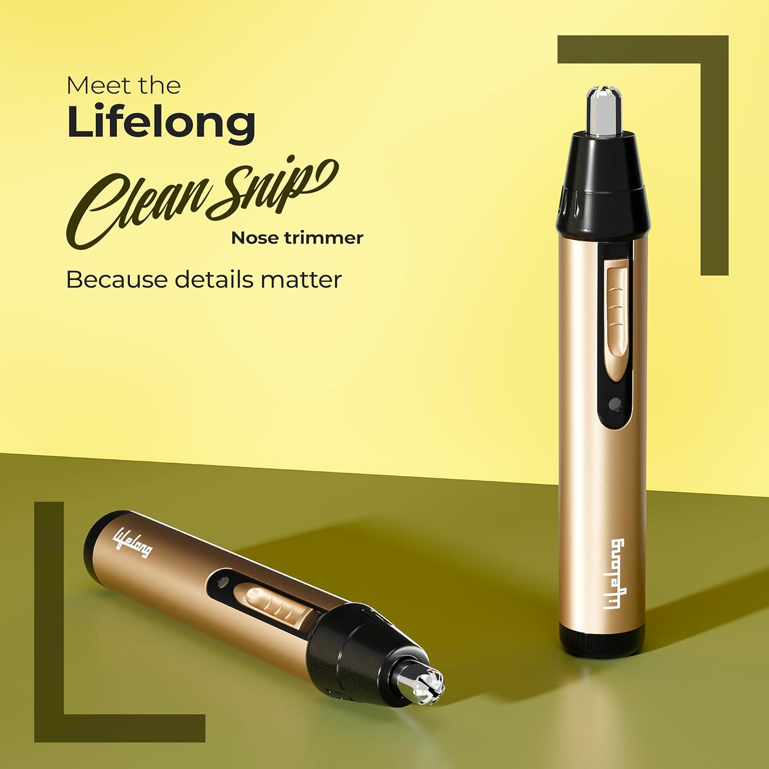 Lifelong LLPCM300 Rechargeable Trimmer with Washable Blades