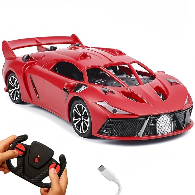 Cuppy Rechargeable RC Car with LED Headlights