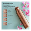 Lifelong 900 ml Copper Water Bottle | Natural alkaline water | Leakproof & Lightweight Design Boosts Immunity | Anti-Bacterial, BPA Free, Easy to Clean with Secure Cap for School, Travel, Gym & Work LLCBH02