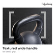 Lifelong Neoprene cast Iron Kettlebells 02Kg - Black