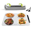 Electric Food Warmer - 400 W | Roll Up Silicon Heating Mat | Adjustable Temperature Control with Touch | Even Warming Tray for Dining, Parties & Events