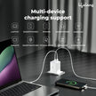 45W GaN Fast Charger with PD – Dual Port USB-A & Type-C (Glacier White)
