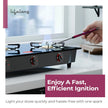 Lifelong Rechargeable Electric Lighter for Kitchen | 360Â° Flexible | C-Type USB | Windproof & Flameless | Lighter for Pooja Room, Candles, BBQ, Multi-Purpose | Stainless Steel & ABS (Red)