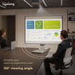 Lifelong CineMagic 100-Inch Projector Screen, 4K & 3D Ready, Manual Map Type