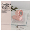Lifelong Hand Fan with Ice Touch | Portable & Foldable Rechargeable Fan
