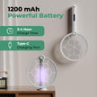 Lifelong 3-in-1 Foldable Electric Mosquito Killer Racket with UV Light