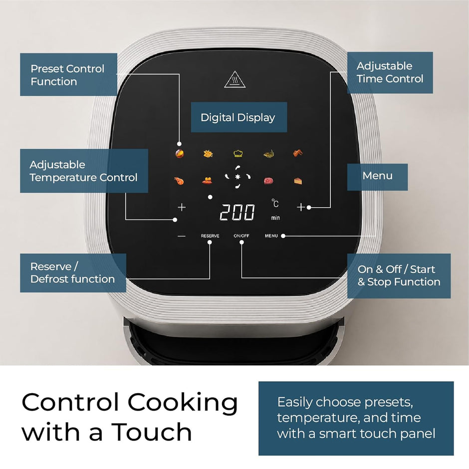 Lifelong Air Fryer| 7L Capacity, 1500W Power