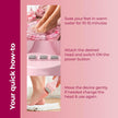 Lifelong PediGlide Luxe Electric Callus Remover for Feet | Rechargeable Foot Scrubber with 3 Roller Heads, 2 Speeds, Type-C Charging & Focus Light