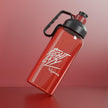 Lifelong Plastic Gym Gallon Bottle for Men 1800 ml water bottle for Gym Workout Motivational Sipper Bottle for Adults,Fitness for Men & Women - (Red)