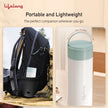 Lifelong 2-in-1 Portable Electric Kettle Bottle 400ml, Digital Touch, 4 Temp (LLEPK09)
