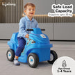 Lifelong Cuppy Coaster Ride-On Car for Kids | 4-Wheel Push Car for Toddlers 1+ Years | Durable, Safe & Fun Indoor-Outdoor Toy Car (35kg Capacity, Blue)