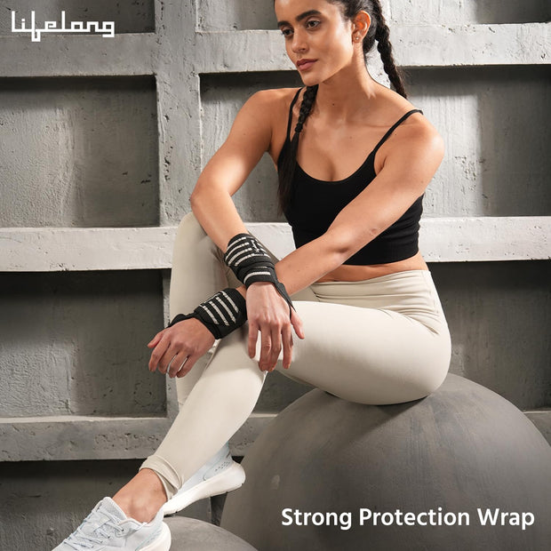 Wrist Support Band for Gym with Thumb Loop
