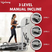 Lifelong LLTM144 4-in-1 Manual Treadmill – Jogger, Stepper, Twister & Push-Up