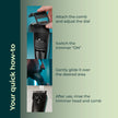Lifelong Beard Trimmer for Men with 20 Length Settings & Type-C Charging