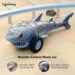 Lifelong Cuppy Remote Control Shark Car | 360° Spin RC Toy with LED Lights