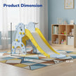 Lifelong Cuppy Unicorn Kids Slide with Basketball Hoop for Indoor & Outdoor Play