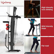 Lifelong LLTM145 Manual Multifunction Treadmill (Jogger, Twister, dumbbells holder, bottle holder), 2Level Manual Incline