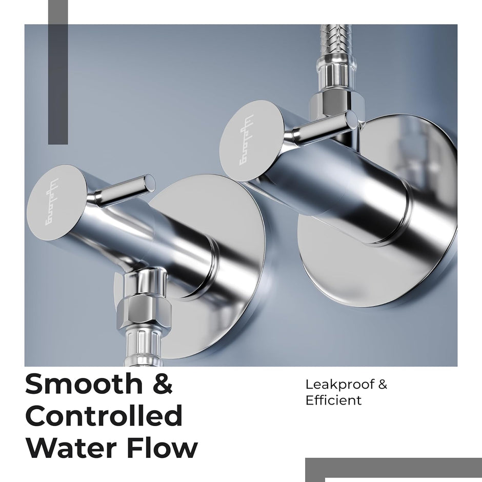 Lifelong Stainless Steel Angle Valve with Flanges