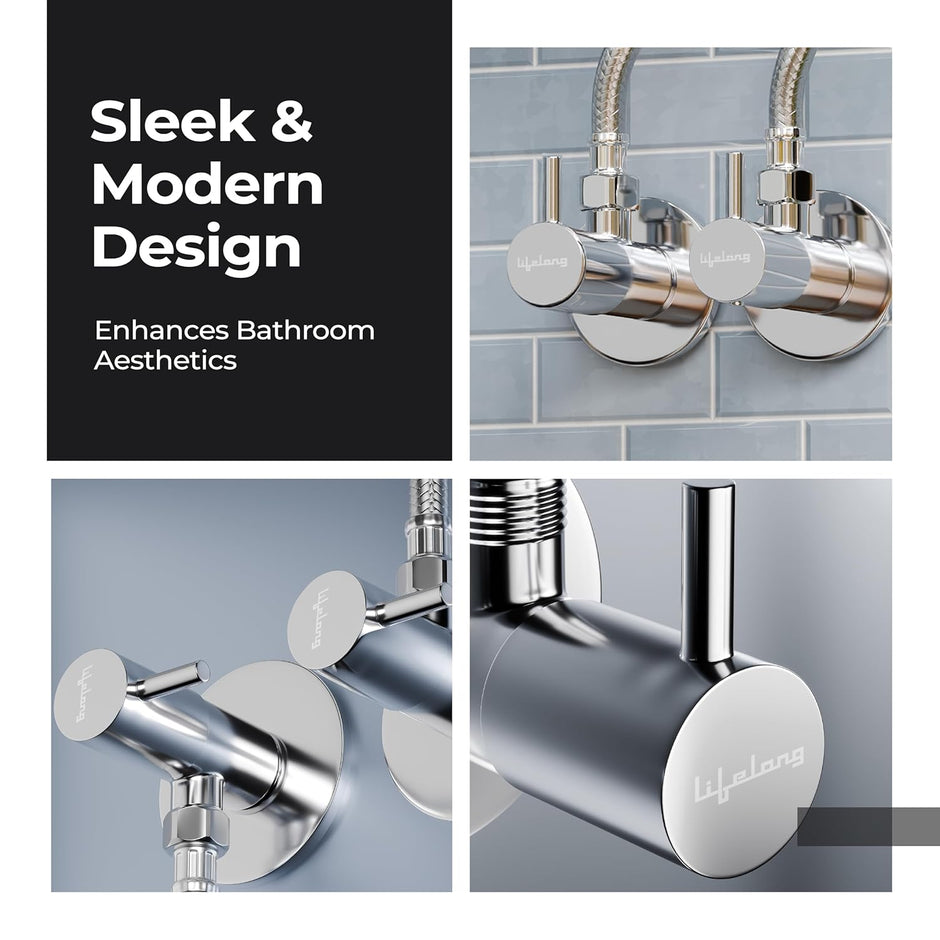 Lifelong Stainless Steel Angle Valve with Flanges