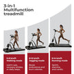 Lifelong FitPro 3-in-1 Treadmill – 6HP Motor, Foldable, Rowing & Ab Trainer