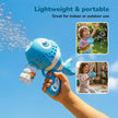 Lifelong Cuppy Fish Bubble Gun with Lights, Bubble Solution & Type-C Charging