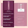 Lifelong Silken+ 2-in-1 Women’s Electric Razor & Trimmer | Waterproof & Travel-Friendly
