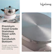 Lifelong Idli Cooker 3 Plate with Sandwich Bottom | 12 idlis | Stainless Steel Idli Cooker, Heavy Base Induction and Gas Stove Compatible Idli Maker (LLIDCKSB03, Steel Silver)