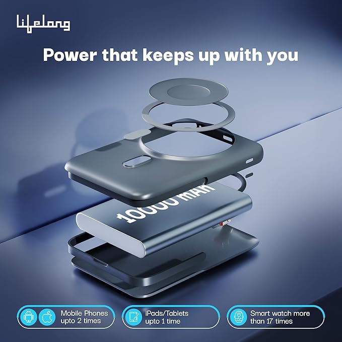 LifeLong 22W 10000mAh Magsafe Power Bank
