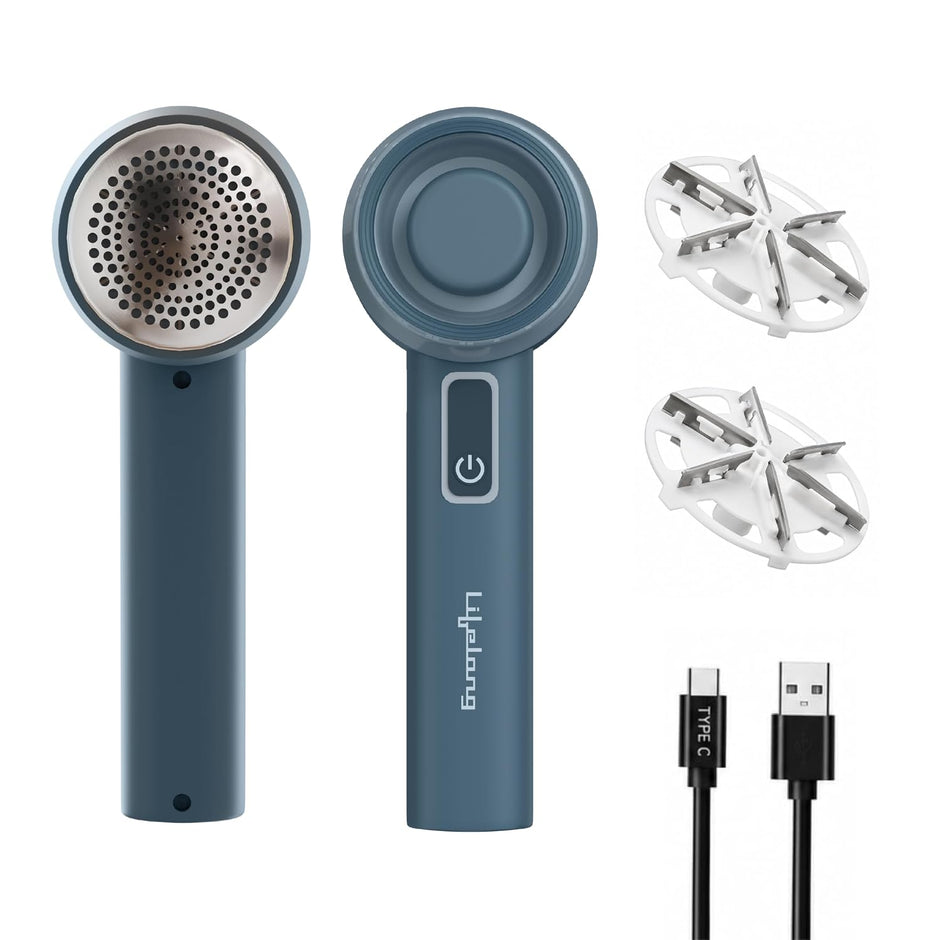 Lifelong Electric Lint Remover with Digital Display | 3 Speeds, 6800RPM, 6-Leaf Blade