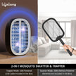 Lifelong 2-in-1 UV Light Mosquito Racket Bat and Mosquito Killer Lamp | 2500V