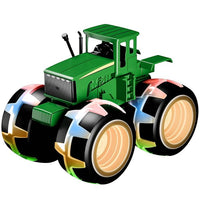 Cuppy Friction-Powered Big Tractor Toy