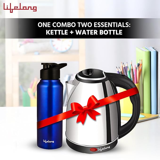 Lifelong Kitchen Combo Set – 3 Burner Stove, Cookware, Mixer, Kettle & More