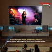 Lifelong Electronics Built-in Live TV Smart Projector | With 125+ Channels (No Subscription Required) | Android, 1080P & 4K Ultra HD Support, 720P Native | For Room & Outdoors | All OTT Apps | WiFi/BT