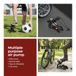 Lifelong Bike Floor Pump | 160 PSI Pressure Gauge | Cycle Pump & Foot Air Pump | Bicycle Pump | Car Tyre Inflator | Presta Schrader Deutschland Valve | For Bicycle, Ball, Scooter, Car, Toys | Black