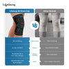 Lifelong 3D Knee Cap Compression Sleeve (XL) | Knee Support Brace, Anti Slip Base, Breathable Lightweight Fabric | Sports Gym & Daily Wear | Secure Ergonomic Adjustable Fit for Men & Women