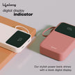 Lifelong Electronics 20000mAh 22.5W Fast Charging Power Bank | 3 Inputs (1 Built-in USB A Cable + 1 C + 1 Lightning Port) & 6 Outputs (3 Built-in Cables + 1 C + 2 A Port) | Small Pocket Size Powerbank