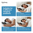 Lifelong Cervical Pillow for Neck Pain| Pack of 2| Orthopedic Memory Foam Neck Pillow for Sleeping |Cervical Support for Spondylitis, Back & Shoulder Pain Relief | Comfortable Bed Pillow (LLCP06)